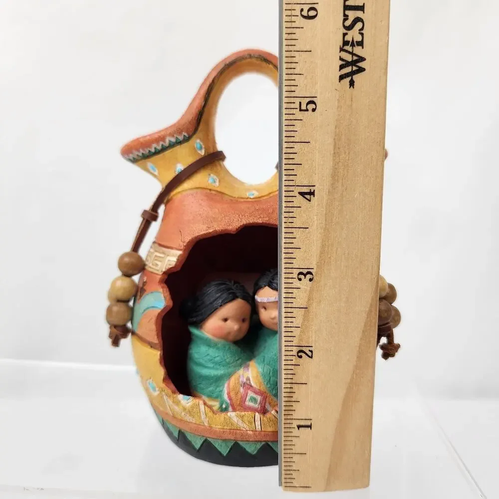 Friends of the Feather Musical Love for Many Moons Couple in Wedding Pot EUC